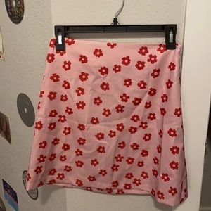 Cider pink flower skirt